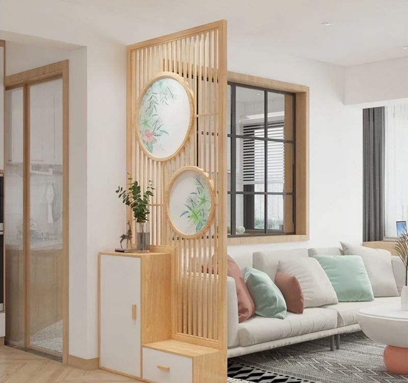 玄关鞋柜巧变隔断,媳妇妙手让家格调翻倍 玄关不止用来放鞋,媳妇利用玄关鞋柜做隔断,格调瞬间升级了 - 家居知识