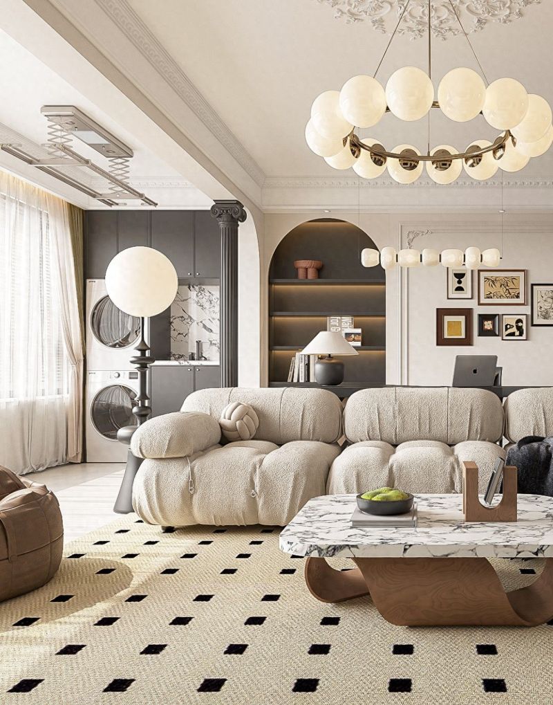 120㎡法式复古宅，浪漫满屋的每一帧都是电影画面