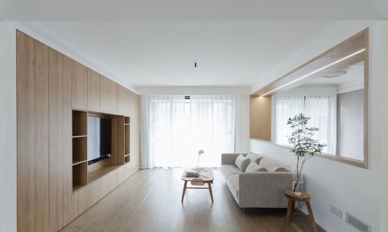 130㎡极简原木风格， 清爽敞亮，简约之余带着文艺格调 - 家居知识