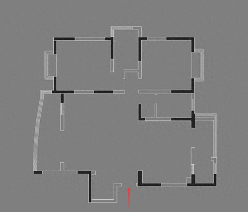 极简空家藏暖光，纯粹设计中的温度