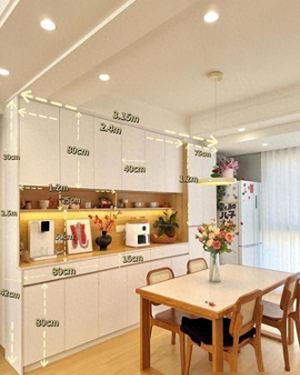 神仙木工打造绝美餐边柜，快来抄作业！