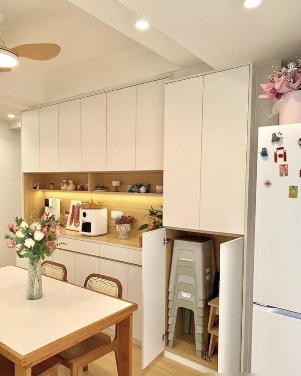 神仙木工打造绝美餐边柜,快来抄作业! 神仙木工打的餐边柜,真的好绝啊,快来抄作业! - 家居知识