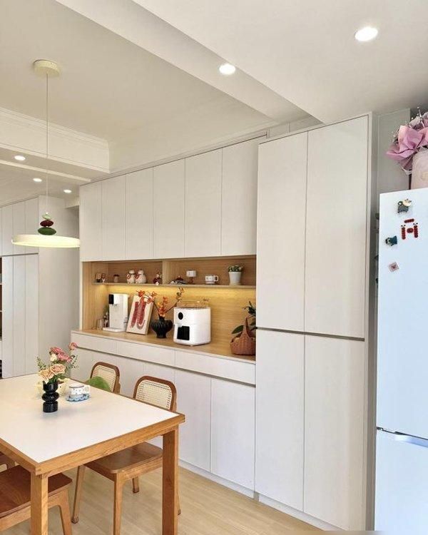 神仙木工打造绝美餐边柜,快来抄作业! 神仙木工打的餐边柜,真的好绝啊,快来抄作业! - 家居知识