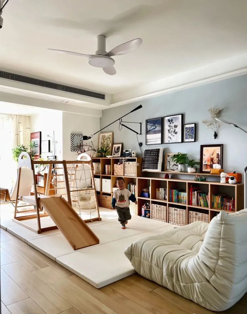 做满墙书柜怕压抑，矮书柜颜值收纳都有了 - 家居知识