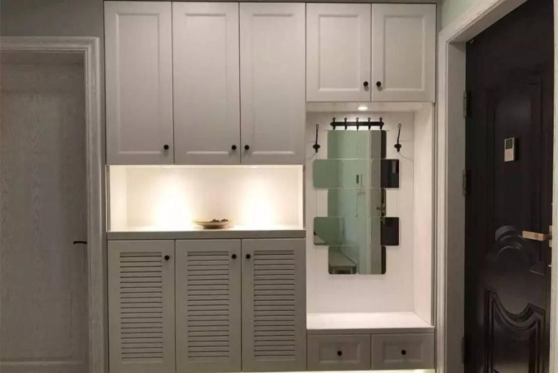 玄关鞋柜4种实用设计方案,照着装不出错 玄关鞋柜怎么设计?给你4种设计方案,照着装准没错 - 家居知识