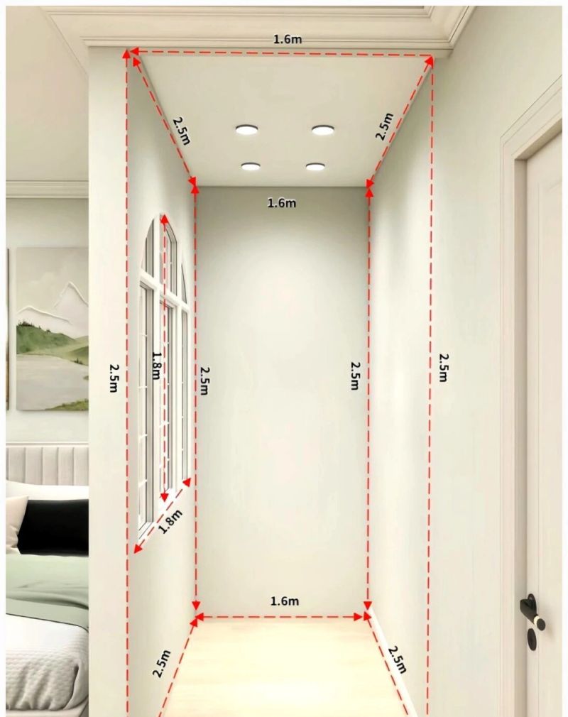 一块木板没用，在卧室装了个3平的衣帽间 - 家居知识