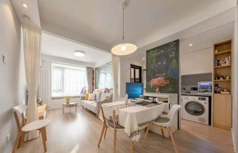 55㎡神仙小户型，衣帽间+三分离我都有，这7W花的太值了！ - 家居知识