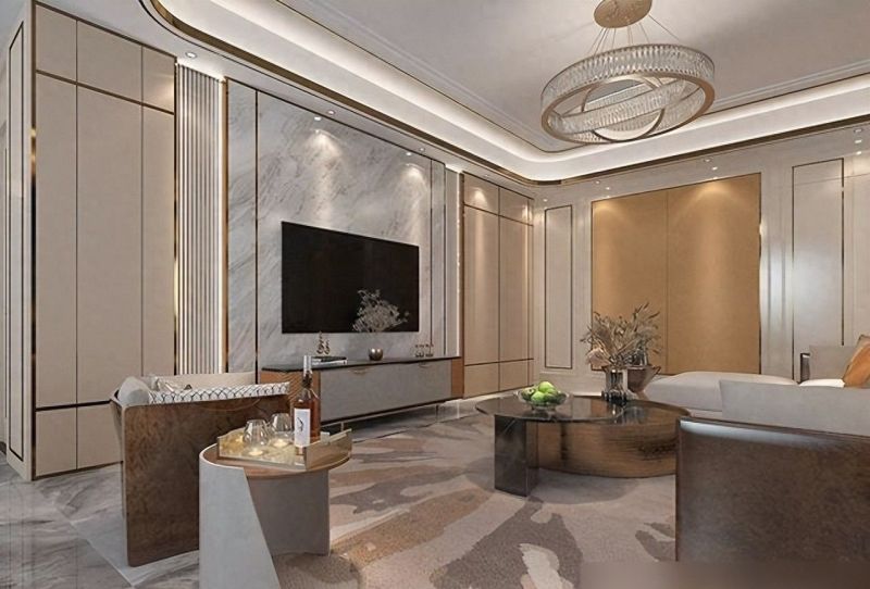 新加坡华人360㎡轻奢平层，大气装修尽显奢华格调