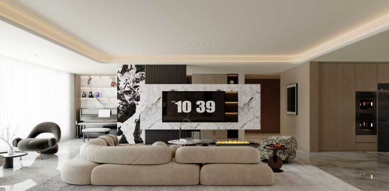 194㎡现代轻奢宅邸,滇海壹号诠释理想家居 滇海壹号194㎡现代风装修,轻奢宅邸,是你理想的家吗? - 家居知识