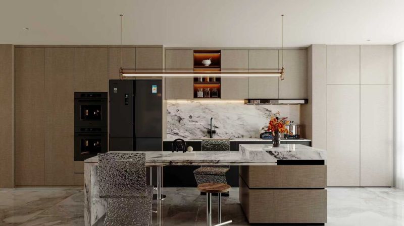 194㎡现代轻奢宅邸,滇海壹号诠释理想家居 滇海壹号194㎡现代风装修,轻奢宅邸,是你理想的家吗? - 家居知识