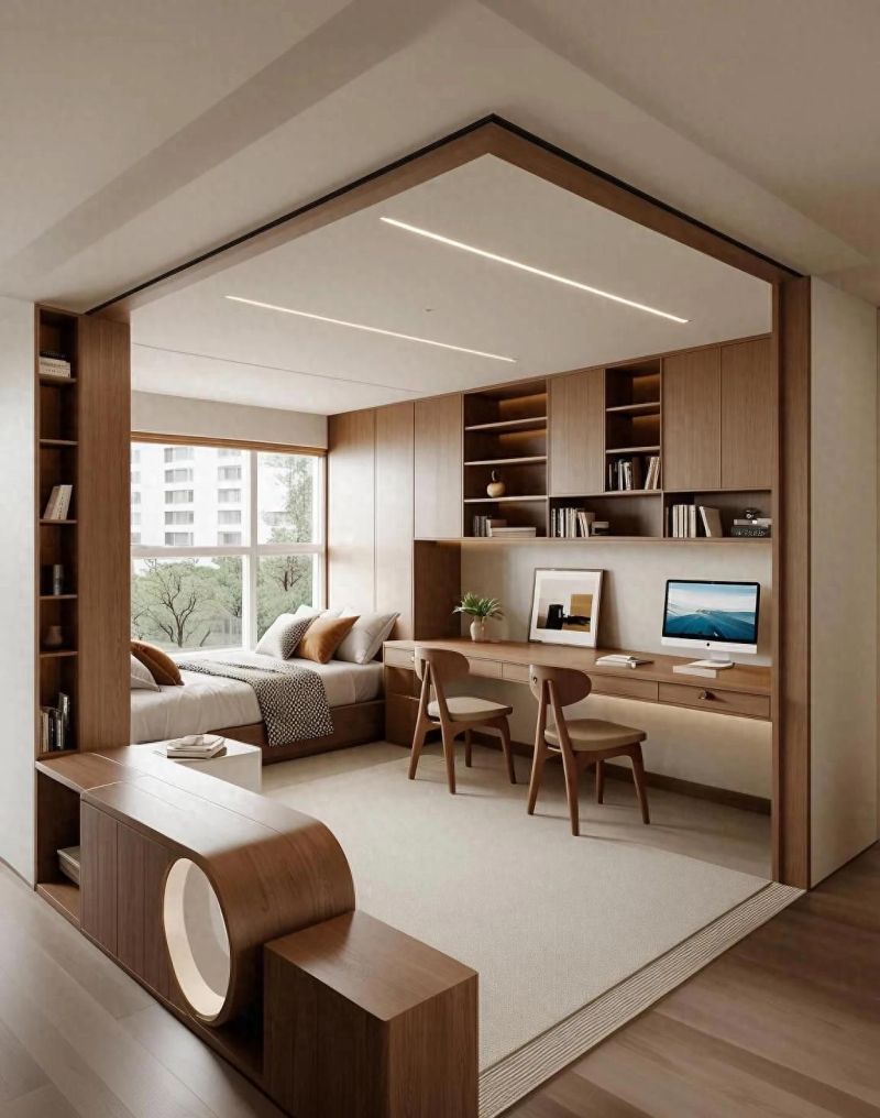 中古风雅配太庙，开敞书房醉主人