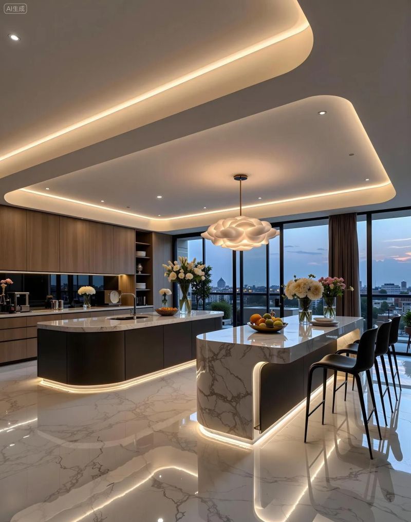 意式轻奢撞现代，每一处都透着不动声色的贵气 - 家居知识