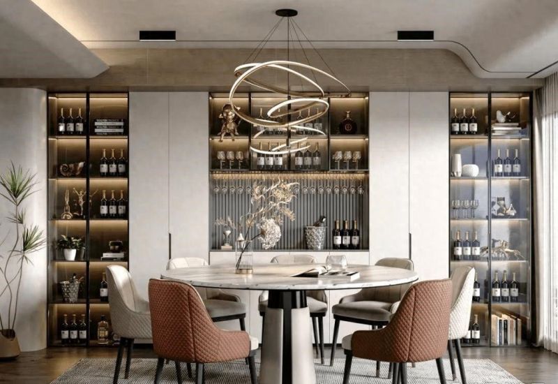 北上云间酒柜，客厅格调点睛之笔，演绎质感生活美学