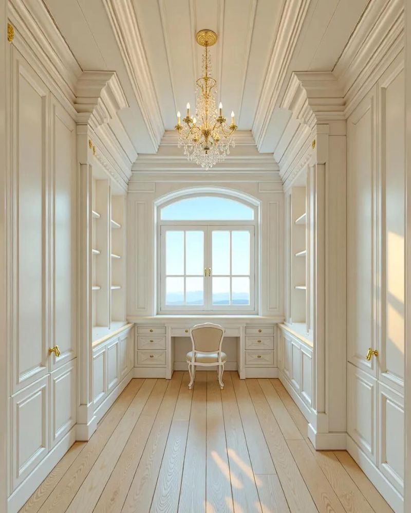 9款奶油法式衣帽间，应该没有公主能拒绝吧，喜欢的收藏点赞吧。 - 家居知识