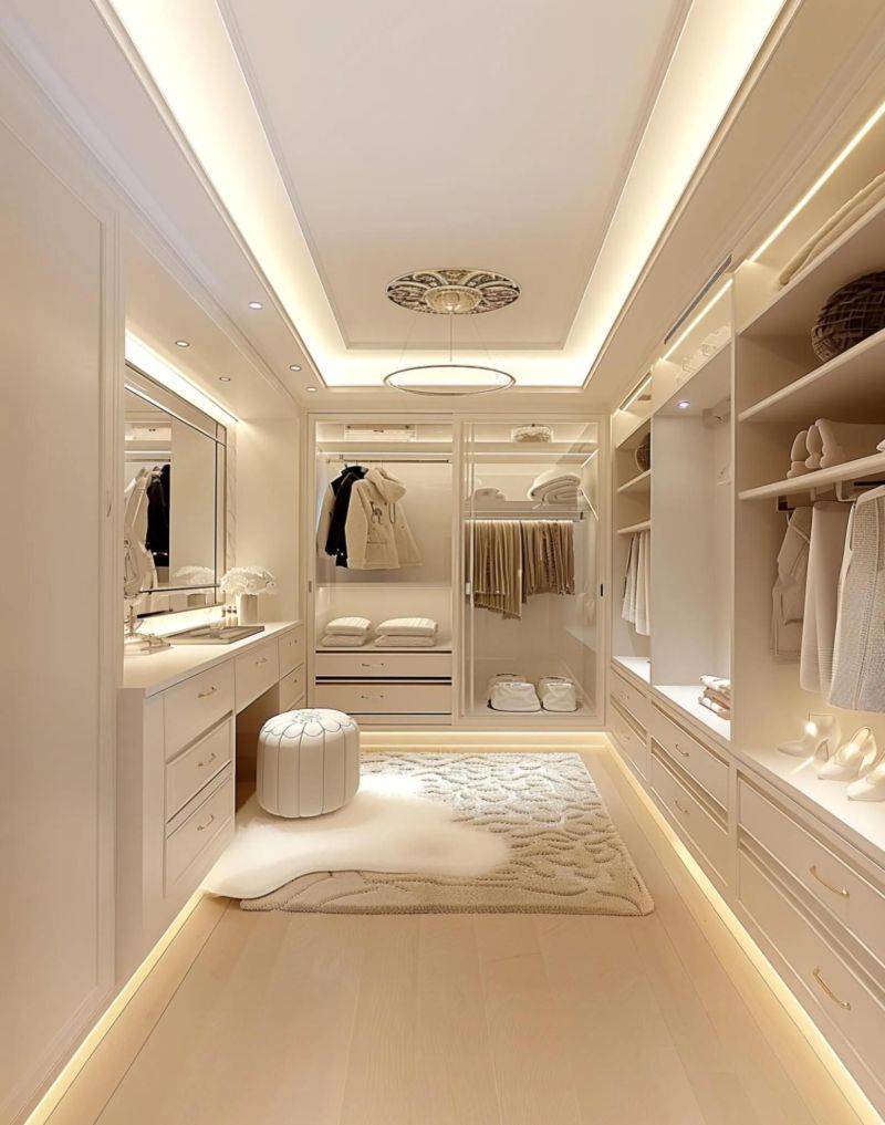 9款奶油法式衣帽间，应该没有公主能拒绝吧，喜欢的收藏点赞吧。 - 家居知识