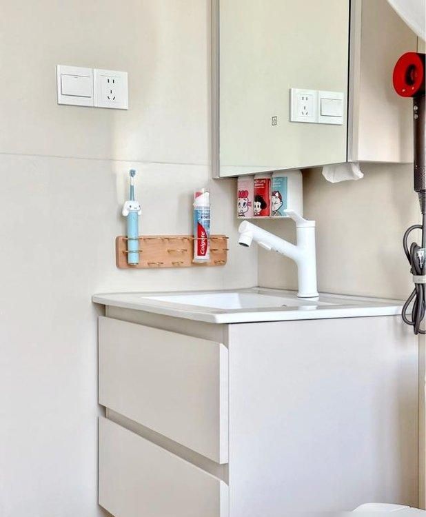 突发奇想！自己设计浴室柜超好用，卫生间变更高级，邻居争着模仿 - 家居知识