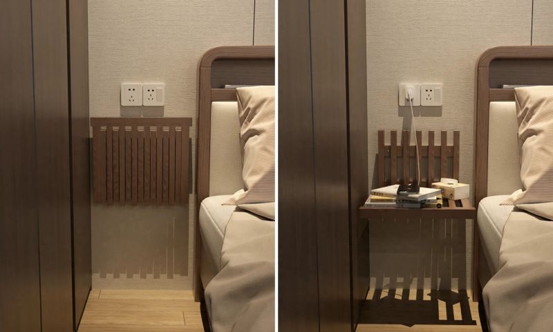 8个颠覆传统的床头柜设计，年轻人的创意让实用性逆天