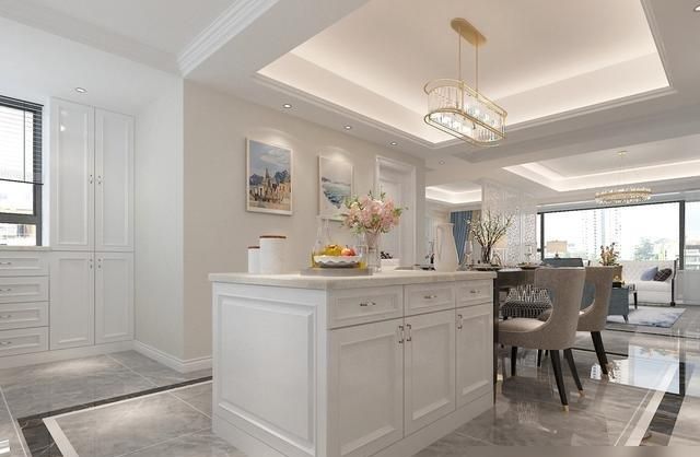 130㎡的家装简约美式，简洁有设计感，整体那叫一个高大上，很美 - 家居知识