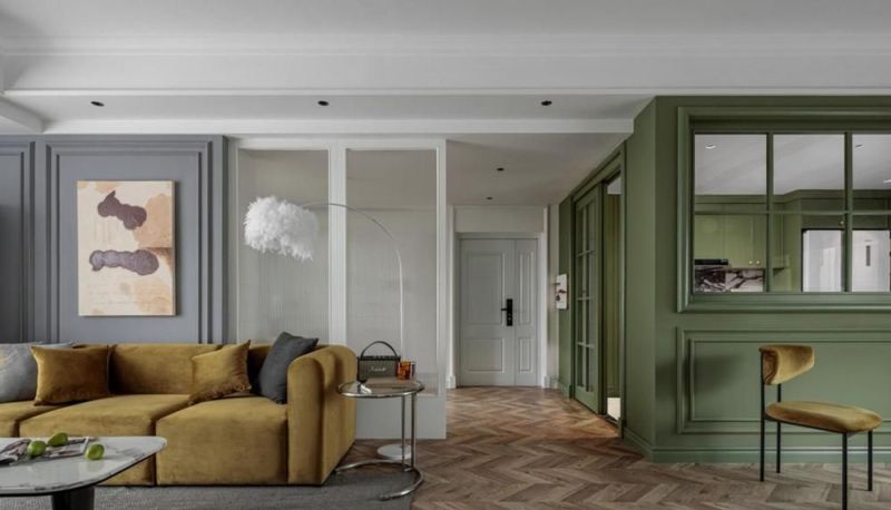 墙面满做造型怕显乱？这套美式复古风给你答案！ - 家居知识