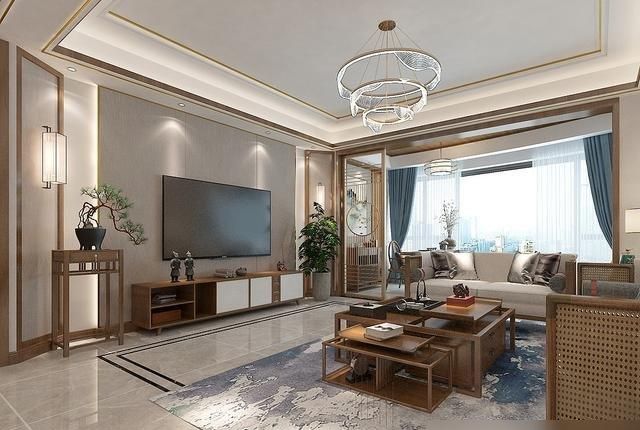 发现一户很有韵味的新中式风格装修，很高级，网友：可以照着装 - 家居知识