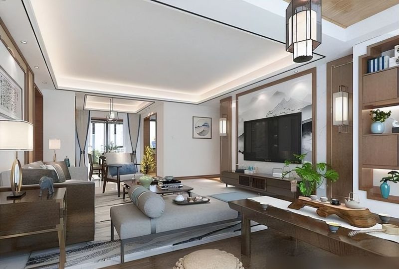 武汉夫妻新中式风装修，全屋充满了文化艺术气息，真的很有品味 - 家居知识