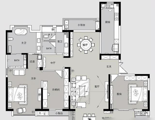 看完她家220㎡新中式装修后，感觉我家150㎡中式不香了，非常大气 - 家居知识