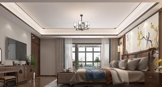 525㎡四层别墅，选择装修新中式风格，进去经典大气真的太好看了 - 家居知识