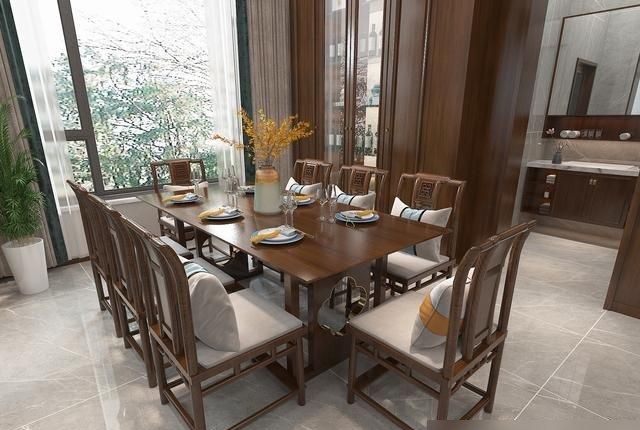 525㎡四层别墅，选择装修新中式风格，进去经典大气真的太好看了 - 家居知识