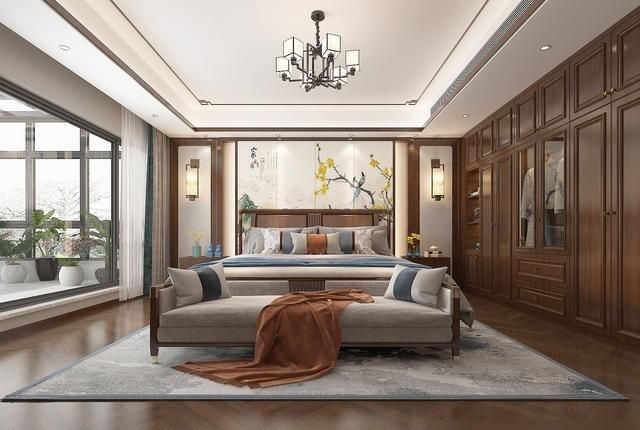 525㎡四层别墅，选择装修新中式风格，进去经典大气真的太好看了 - 家居知识