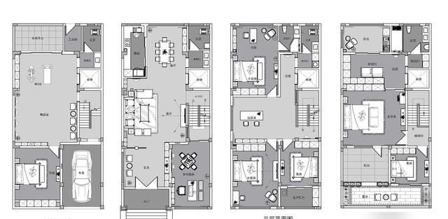525㎡四层别墅，选择装修新中式风格，进去经典大气真的太好看了 - 家居知识