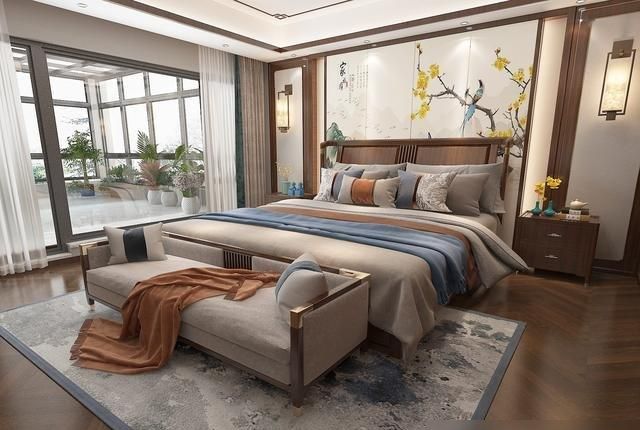 525㎡四层别墅，选择装修新中式风格，进去经典大气真的太好看了 - 家居知识