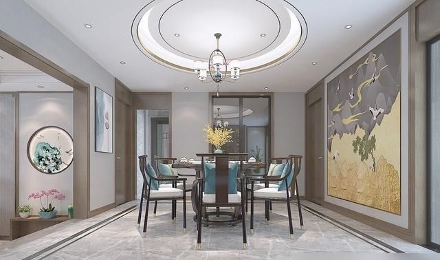 东莞139㎡新中式婚房,典雅耐看让人沉醉 东莞夫妻139平米的新中式风,耐看有品位,让人能随刻陶醉在其中 - 家居知识