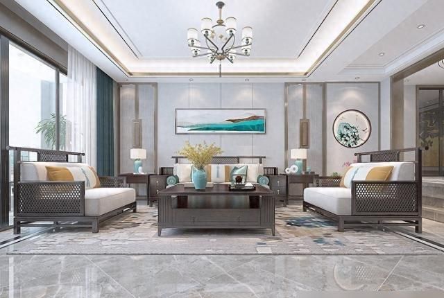 东莞139㎡新中式婚房,典雅耐看让人沉醉 东莞夫妻139平米的新中式风,耐看有品位,让人能随刻陶醉在其中 - 家居知识