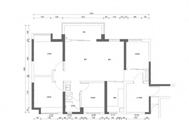 93㎡精装房巧改侘寂风，省一半预算打造温馨家