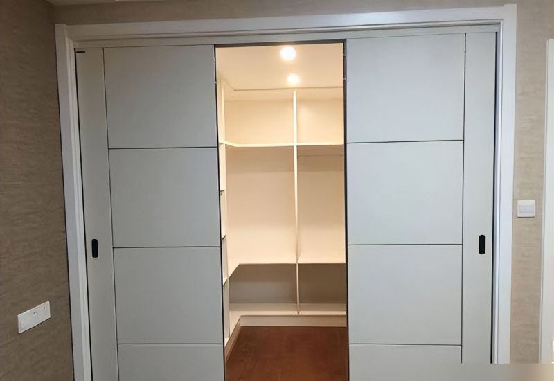 江苏一户人家，刚装好就等搬家具入住了，最满意阳台整墙的大柜子 - 家居知识