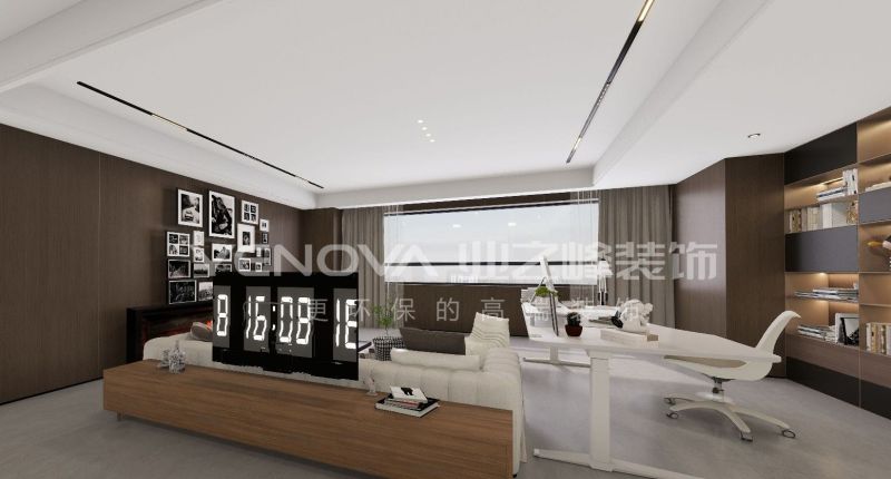 唐山中海九樾143平方米意式现代风格装修效果案例|业之峰装饰 - 家居知识