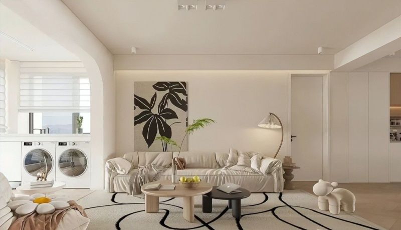 120㎡老房蜕变奶油风新家,华润中心焕发温柔生活 华润中心120㎡奶油风 | 老房焕新,生活被温柔以待 - 家居知识