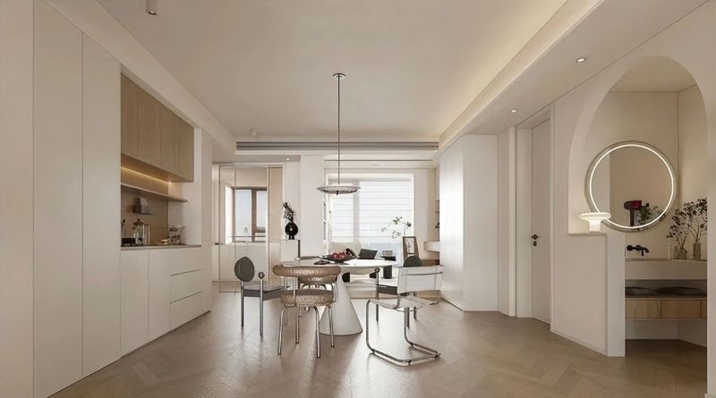 120㎡老房蜕变奶油风新家,华润中心焕发温柔生活 华润中心120㎡奶油风 | 老房焕新,生活被温柔以待 - 家居知识