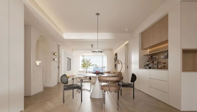 120㎡老房蜕变奶油风新家,华润中心焕发温柔生活 华润中心120㎡奶油风 | 老房焕新,生活被温柔以待 - 家居知识