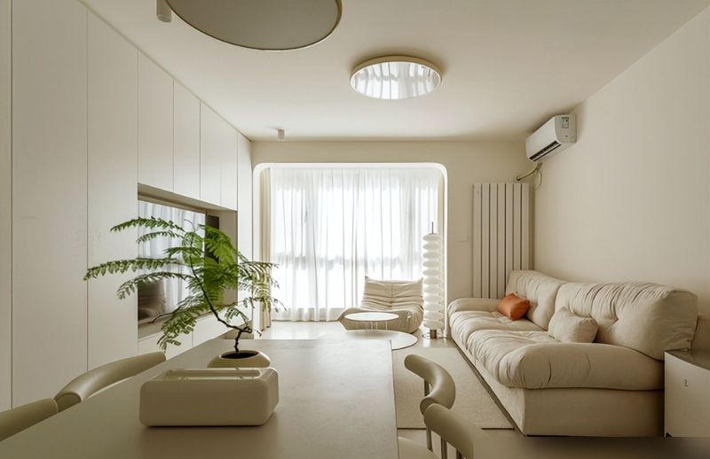 两个人住，62㎡就够了！治愈奶油风设计，看完真的心动了 - 家居知识