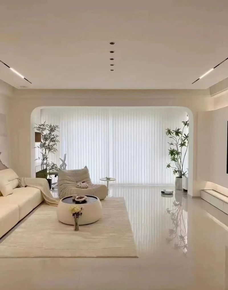 被邻居追着问的奶油风客厅，我家像住在云端☁️ - 家居知识