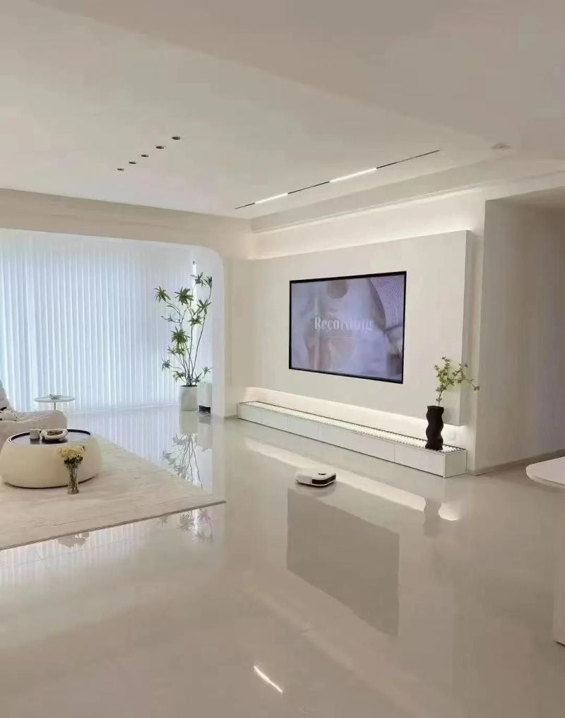 被邻居追着问的奶油风客厅，我家像住在云端☁️ - 家居知识