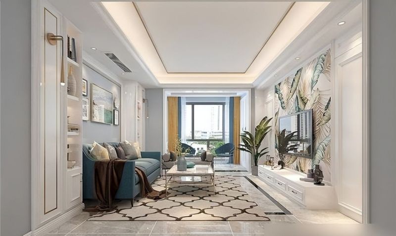 美式风装修教科书,客厅设计惊艳全场 她家的美式风装修,堪称家居界的教科书,看到客厅后,惊艳到我了 - 家居知识