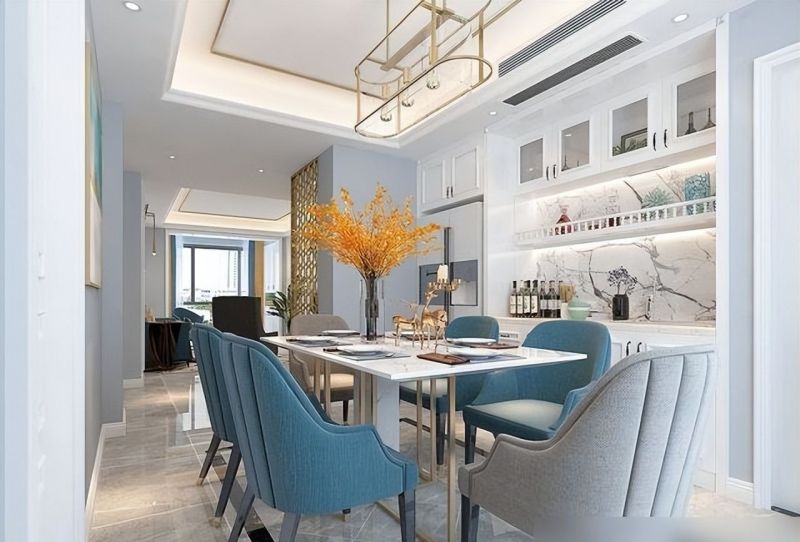 美式风装修教科书,客厅设计惊艳全场 她家的美式风装修,堪称家居界的教科书,看到客厅后,惊艳到我了 - 家居知识