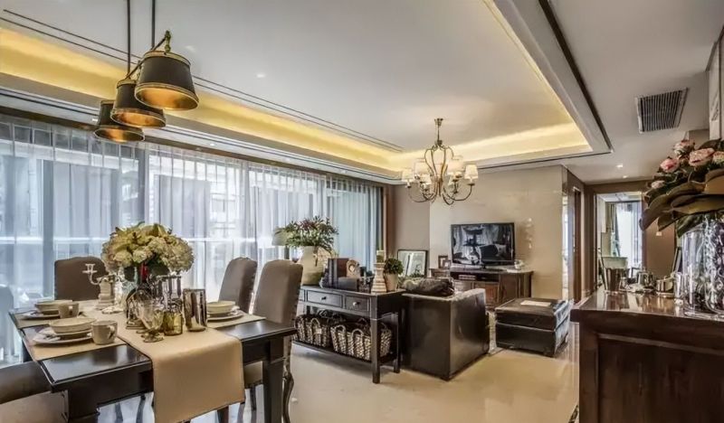 173㎡美式轻奢家装,精致细节打造高级感空间 173㎡美式装修,如何做到奢华又精致 - 家居知识