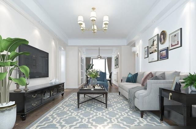 130㎡温馨美式风装修,全屋色彩软装搭配惊艳十足 130㎡美式风格装修,全屋色彩、软装搭配十分温馨,进门就很惊艳 - 家居知识