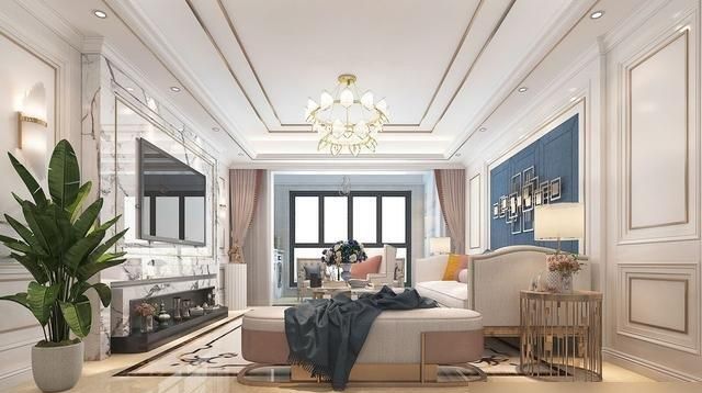 轻奢美式风,温馨与质感的完美融合 把轻奢风和美式风融合在一起,将两个优点进行提炼,温馨又有质感 - 家居知识