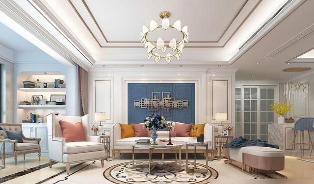 轻奢美式风,温馨与质感的完美融合 把轻奢风和美式风融合在一起,将两个优点进行提炼,温馨又有质感 - 家居知识