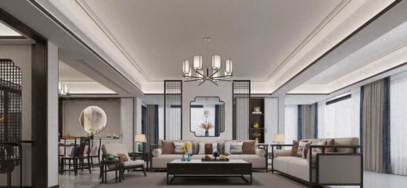 长沙御湖印200㎡+新中式风格，看了忍不住发出“哇塞” 三连的设计 - 家居知识