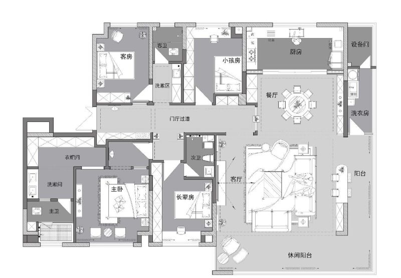 长沙御湖印200㎡+新中式风格，看了忍不住发出“哇塞” 三连的设计 - 家居知识